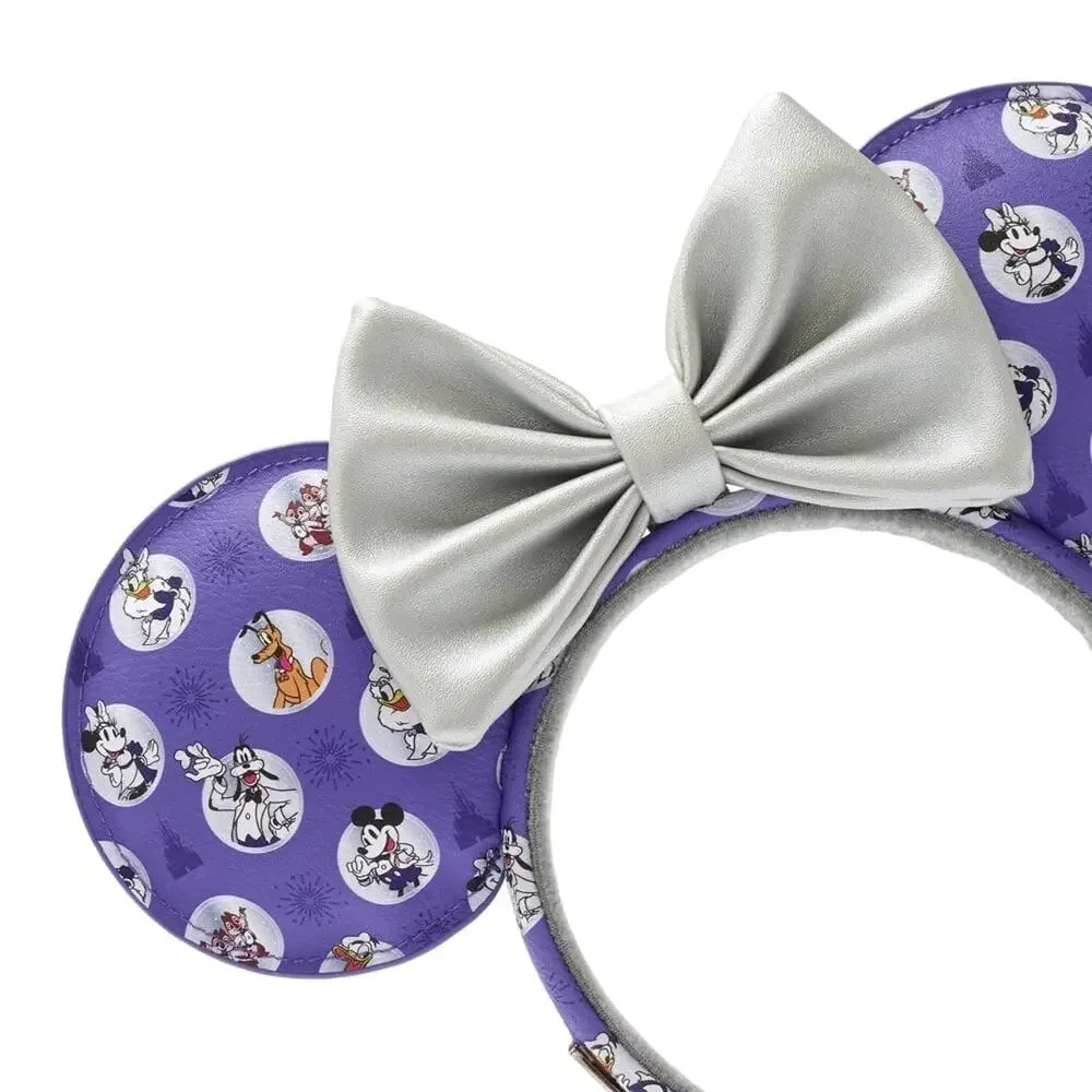 NWT❤️DISNEY 100 MICKEY AND FRIENDS POLKA DOT LOUNGEFLY BACKPACK & EARS SET